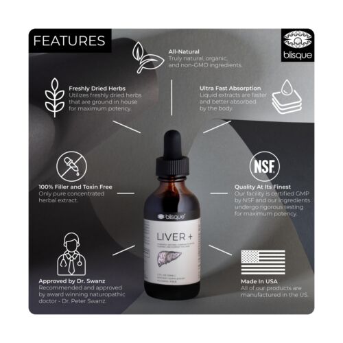 Blisque – Liver Complex Supplement to Detox, Cleanse, and Repair The Liver - Picture 3 of 10