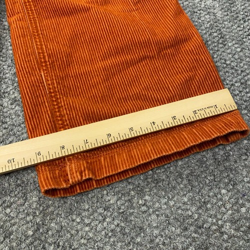 Vans Corduroy Pants Girls Size 24 Orange Baggy Wide Leg Stretch Hi-Rise Skate - Picture 7 of 16