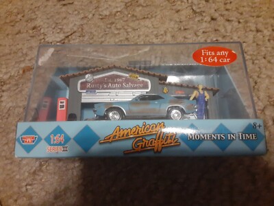 Vtg 1970 Dodge Challenger Rusty's Auto Salvage Diorama 1:64