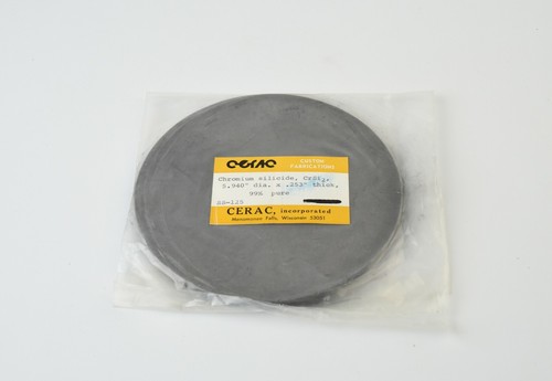 Cerac Chromsilizid, CrSi2 Sputtertarget 5,94" x 0,253" - Bild 1 von 2