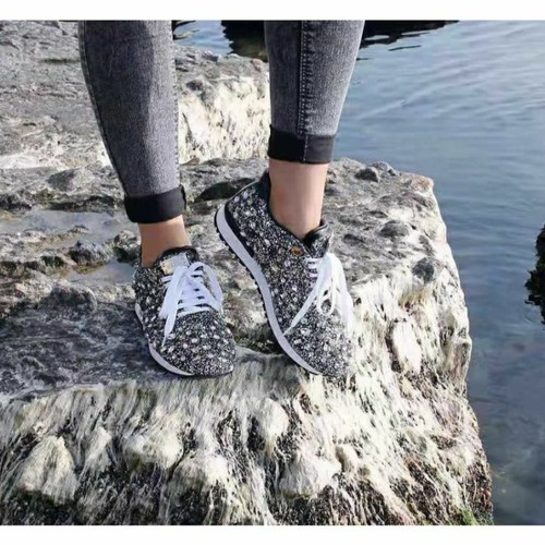 New Womens Sparkly Rhinestone Sneakers Fancy Glitter Trainers (Black, Red,  Gold) | eBay