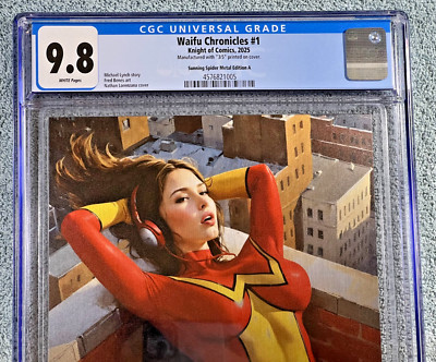 Spider Woman #1 CGC 9.8 Lorenzana METAL Virgin Variant A LTD 3/5 RARE