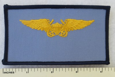 US NAVY / USMC MARINE CORPS FLIGHT OFFICER WINGS JACKET PATCH Vintage ORIGINAL