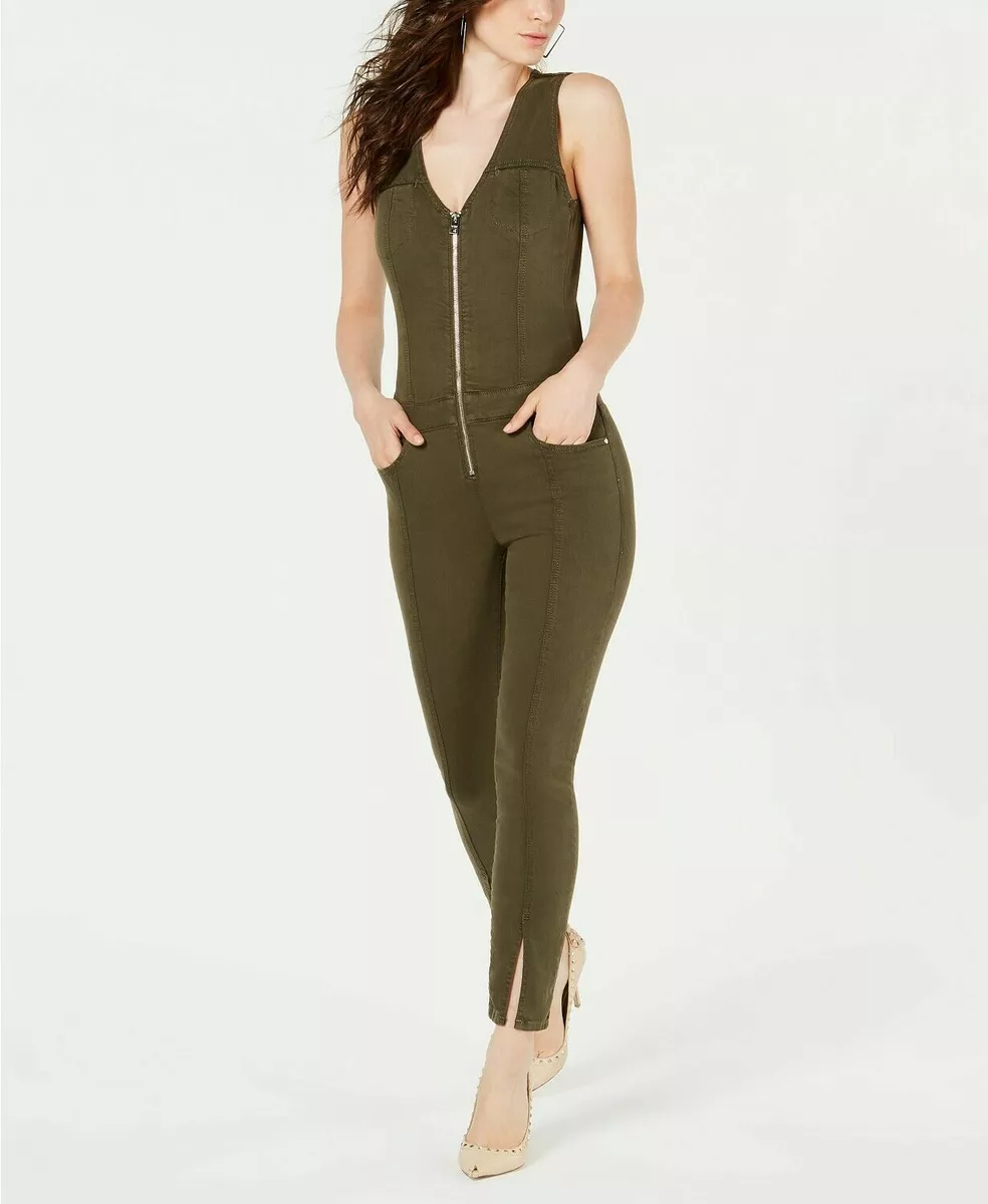 Buy Guess Women's Denim Bodycon Jumpsuit at Amazon.in