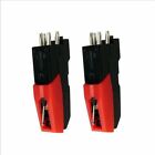 2Pack Turntable Phono Ceramic Cartridge W/ Stylus Needle For Lp Record Player x