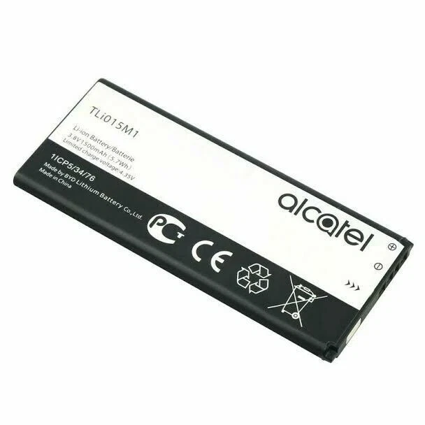 Battery TLi015M1 1500mAh For Alcatel One Touch Pixi 4 OT-4034A OT-4034G 403 Oem - Image 2 of 4
