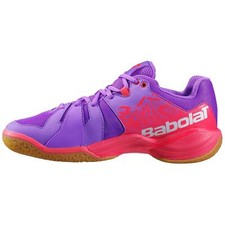 Babolat Damskie buty do badmintona Shadow Spirit Rozmiar UK 8.5 EU 42.5 Różowe/Fioletowe NOWE