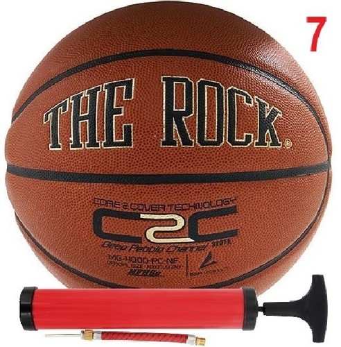 Baloncesto THE ROCK talla 7 o 6 C2C para hombre o mujer con bomba opcional - Imagen 11 de 12