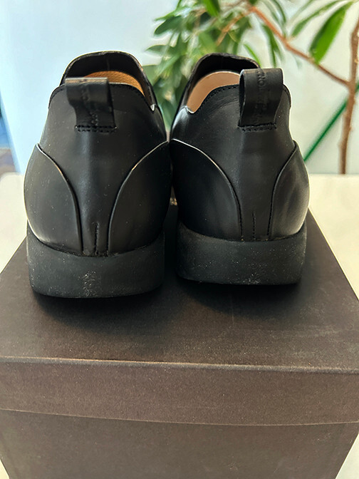 NIB VINTAGE COSTUME NATIONAL HOMME BLACK LEATHER SHOES MEN'S SIZE
