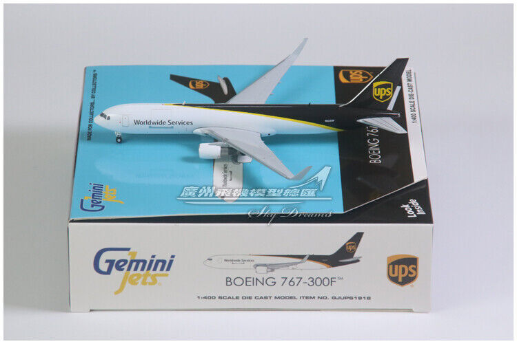 1:400 GeminiJets UPS BOEING 767-300ERF Airfreighter Diecast