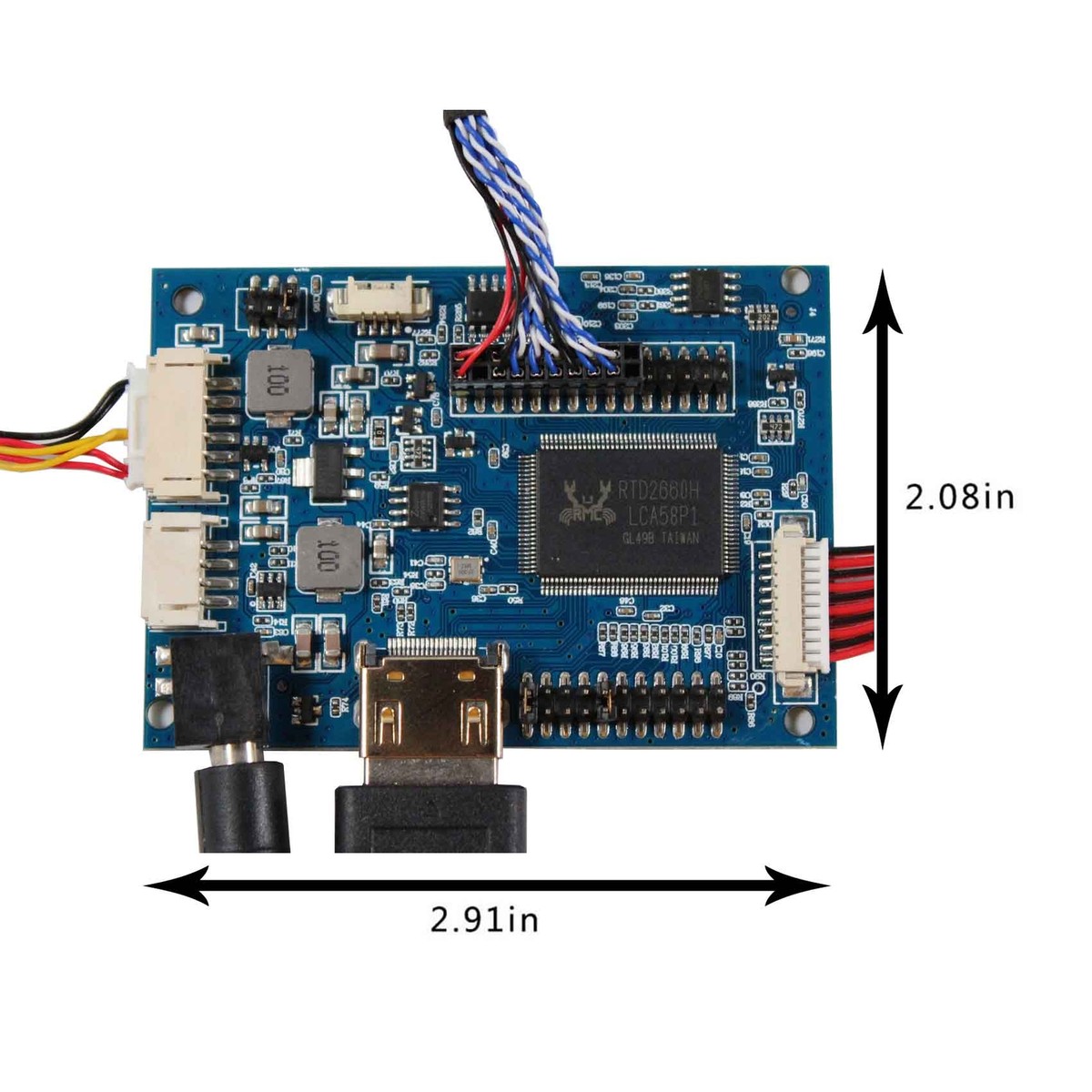 VSDISPLAY Scheda Controller LCD HDI 30 Pin Per Schero LCD WLED 11,6