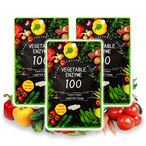Digestive Enzyme VEGETABLE Enzyme 100 Beauty lactic acid bacteria JAPAN - Picture 5 of 5