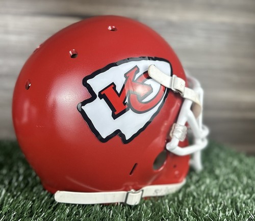 Schutt Kansas City Chiefs Vintage Football Helmet Full Size - Bild 4 von 9