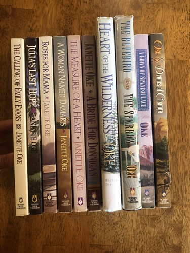 Janette Oke 10 Book Lot, 2 Hardcover & 8 Paperbacks - Bild 1 von 15
