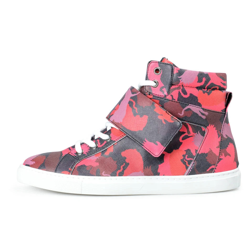 Just Cavalli Para Mujer Multicolor Cuero Moda Tenis Zapatos EE. UU. 9 IT 39 Foto 2 de 4