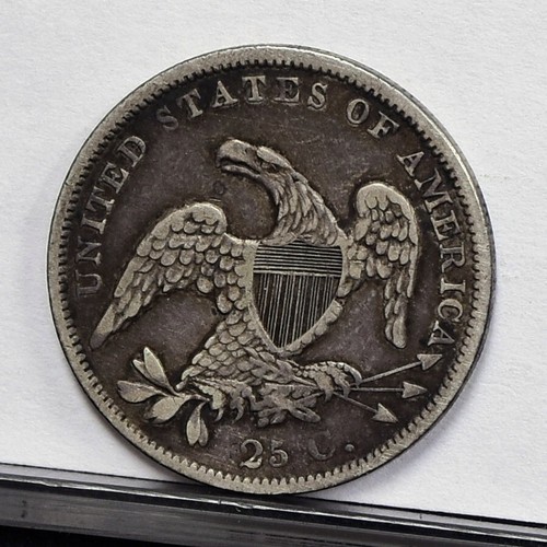1837 Bust Quarter - XF Details, Old Cleaned (#58641-L) - Picture 8 of 8