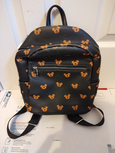 Cakeworthy Disney Halloween Mickey Mouse Pumpkin Mini Backpack Used