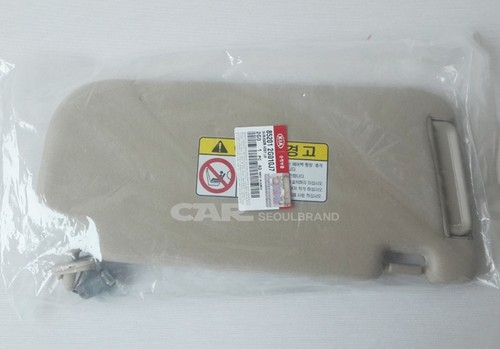 KIA 2007-2010 OPTIMA Front Driver Left Beige Sun visor LH Genuine 85201-2G010J7 - Picture 3 of 8