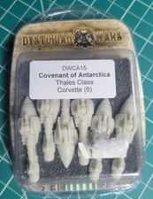 Spartan Dystopian Wars Antarctica Thales Class Corvette Pack NM