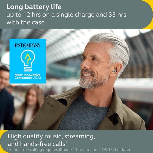 Jabra Enhance Plus Otc Rechargeable Hearing Aids | Gold Beige - Photo 8 sur 9