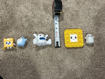 Lankybox Series 1 2 3 Mini Figures Pop It Squishy Toys - Lot