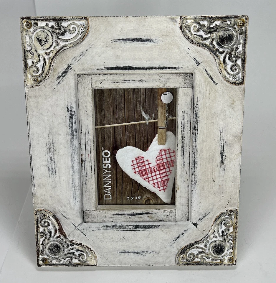 Зеленая деревенская примитивная толстая деревянная фоторамка Danny Seo ~ подходит для фотографий 8x10 - Изображение 2 из 4