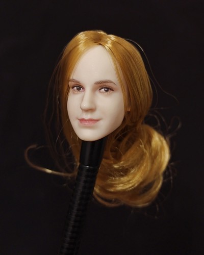 Customized 1/6 Emma Watson Head Carved Model Fit 12'' Pale Body Action Figure - Picture 2 of 32