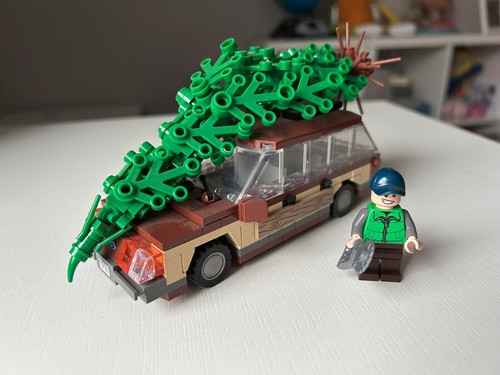 Bauanleitung ⚠️ SCHÖNE BESCHERUNG Clark Griswold Ford Taurus Noppenstein Modell - Bild 2 von 4