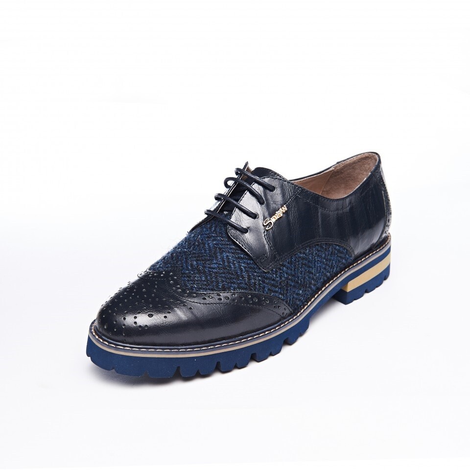 Ladies Harris Tweed Brogues by Snow Paw 