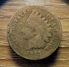 1863 Indian Head Cent - Actual Coin Shown - Free Shipping & Tracking INV#102