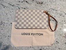 Louis Vuitton Damier Azur Zip Neverfull Pouch...