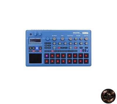KORG electribe2 BL Synthesizer Sequencer in Metallic Blue Ideal for Dance Music