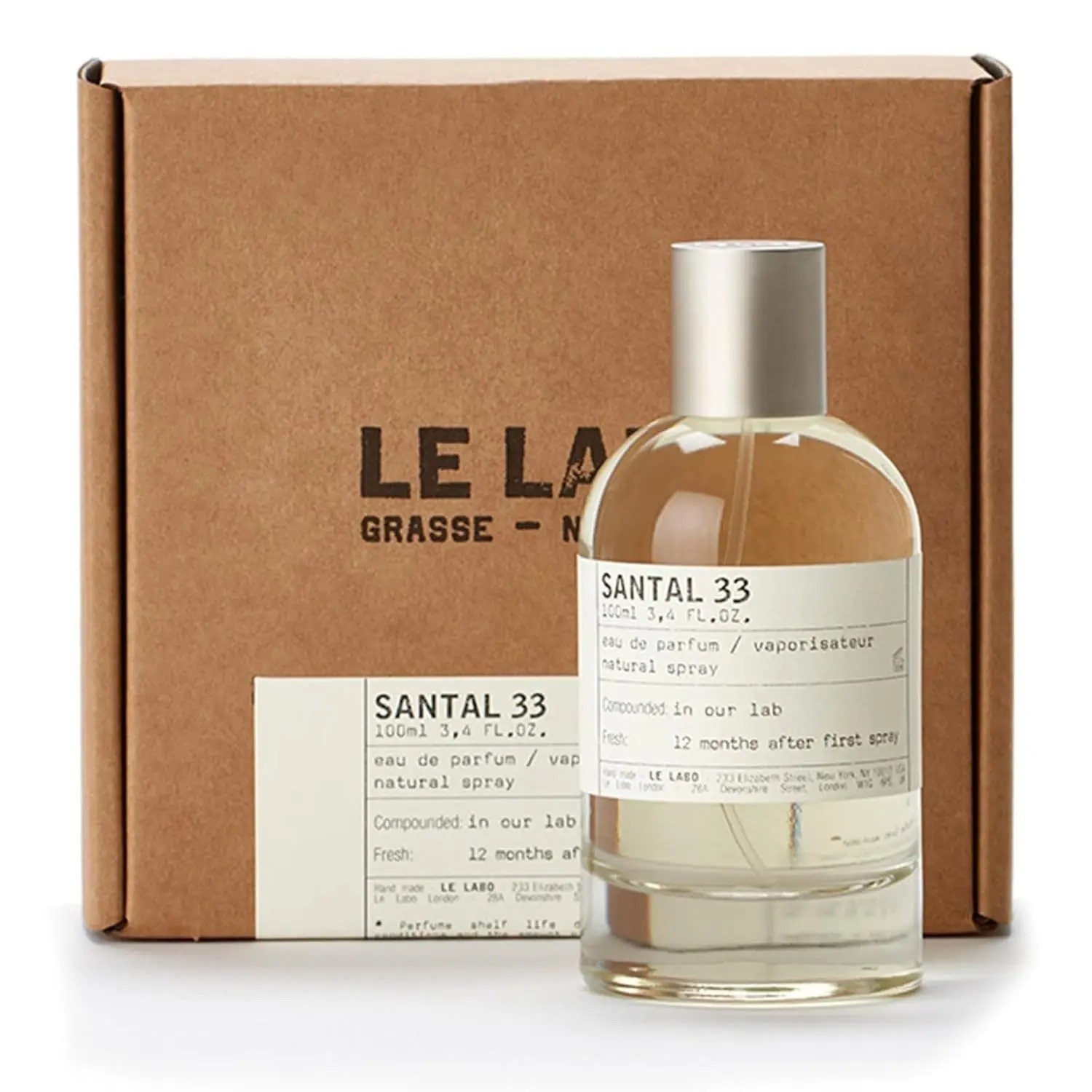 Le Labo Santal 33 3.4 Oz / 100 ML Unisex Eau de Parfum spray New In Box