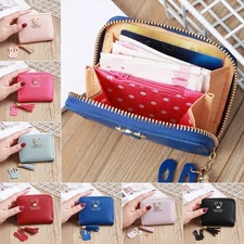 Cute Women Mini Wallet Leather Coin Purse Small Card Bag Zipper Clutch Handbag