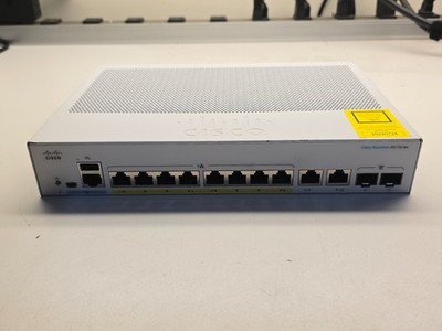 Cisco CBS350-8FP-E-2G 8-Port Gigabit PoE+ Smart Switch