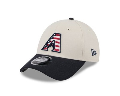New Era Herren 4. Juli 9Forty Stretch Snapback Cap ~ Arizona Diamondbacks