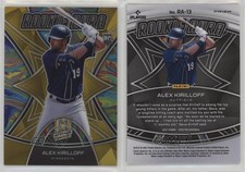 2021 Panini Spectra Rookie Aura Gold Prizm /10 Alex Kirilloff #RA-13 RC