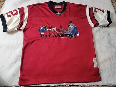 Platinum Fubu Fat Albert football jersey Y2K vintage Large junkyard gang 72