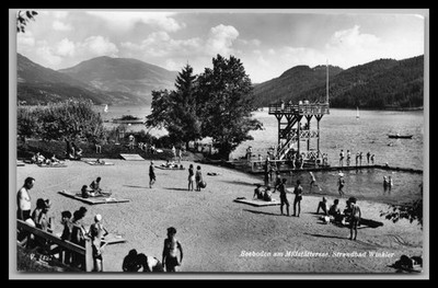 Ansichtskarte Seeboden am Millstätter See / Strandbad Winkler Kärnten Österreich