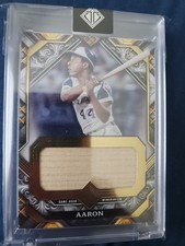 2025 Transcendent Hank Aaron Legendary Relic Bat 3/5 Braves MLB HOF Game Used