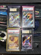 Pokémon TCG Slabs PSA 10 CGC Prestine 10 LOT Mewto Charizard VSTAR Set Palkia