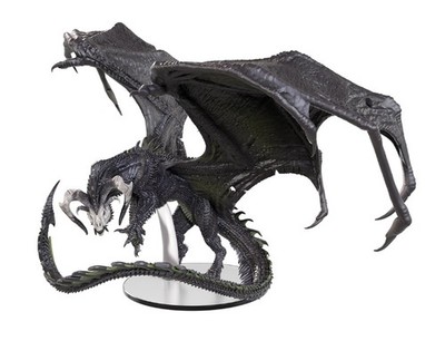 Monsters and Enemies Adult Black Dragon Corruptor - Premium Figure