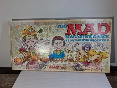 The Mad Magazine Board Game By Parker Brothers 1979 Vintage  h29g