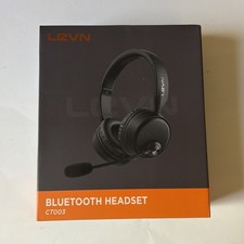 LEVN Bluetooth Headset with Microphone Wireless Headset with Mic Model CT003