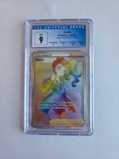 Pokémon TCG Sonia 203/192 Swsh02: Rebel Clash Holo Rainbow Secret Rare CGC 9 on eBay
