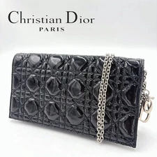 Christian Dior Cannage 2way One Shoulder Bag Clutch Bag