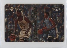 1995 Classic Assets Phone Cards $25 Gold Glenn Robinson Rasheed Wallace 2b6