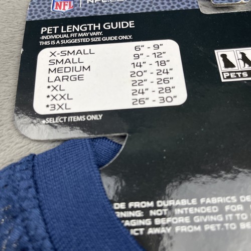 New Seahawks Jersey Pet/ Dog Wear Medium 14”-18” - Picture 4 of 4