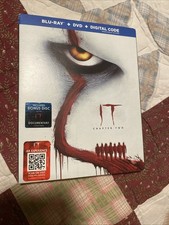 IT Chapter Two Blu-ray Disc DVD Digital , 2019, 3- Disc Set W SLIPCOVER