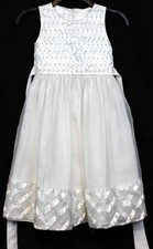 Cinderella Formal girls Dress Wedding 1st Communion Special Occasion sz 6x White